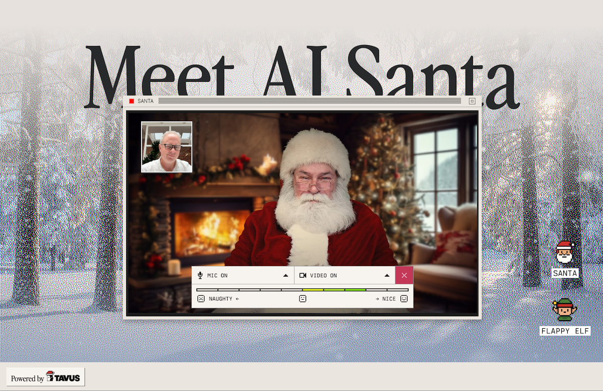 AI startup Tavus founder says users talk to its AI Santa ‘for hours’ per day | TechCrunch