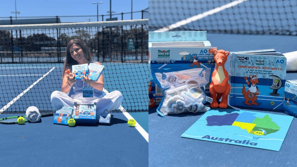Brisbane baby toy startup Mizzie hops onto the Australian Open stage
