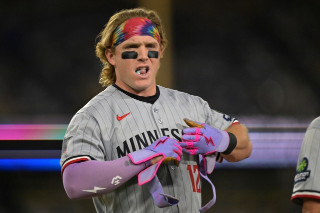 Harrison Bader Bruce Bolt batting gloves