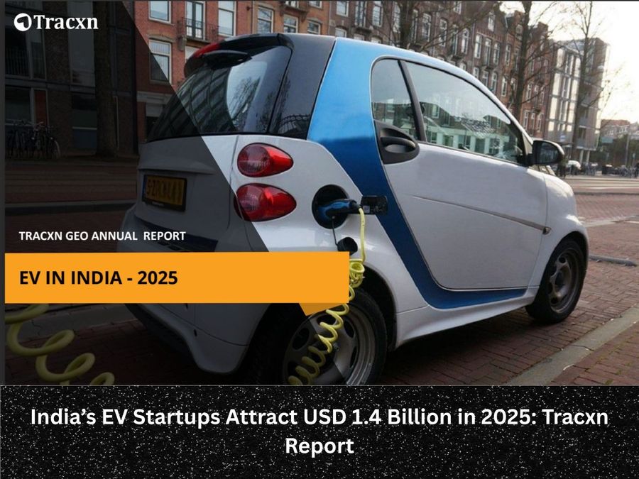 India’s EV Startups Attract USD 1.4 Billion in 2025: Tracxn Report