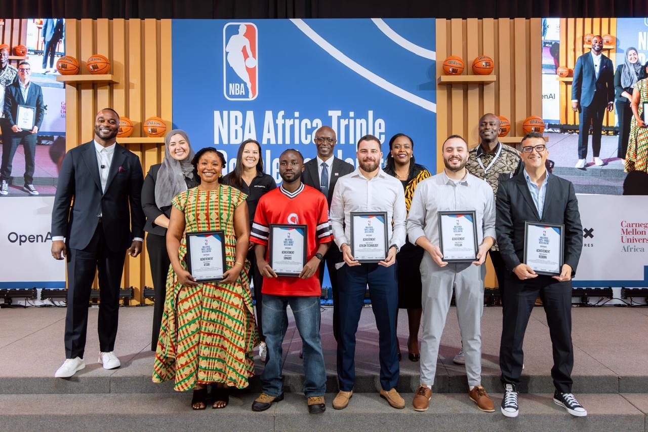 NBA Africa has awarded prize-winning startups of $700,000 to five companies