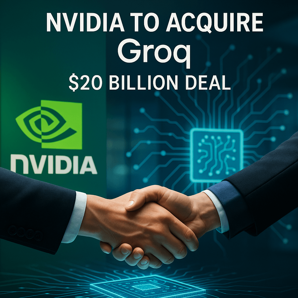 Nvidia Snaps Up Groq in Record $20B AI Chip Acquisition