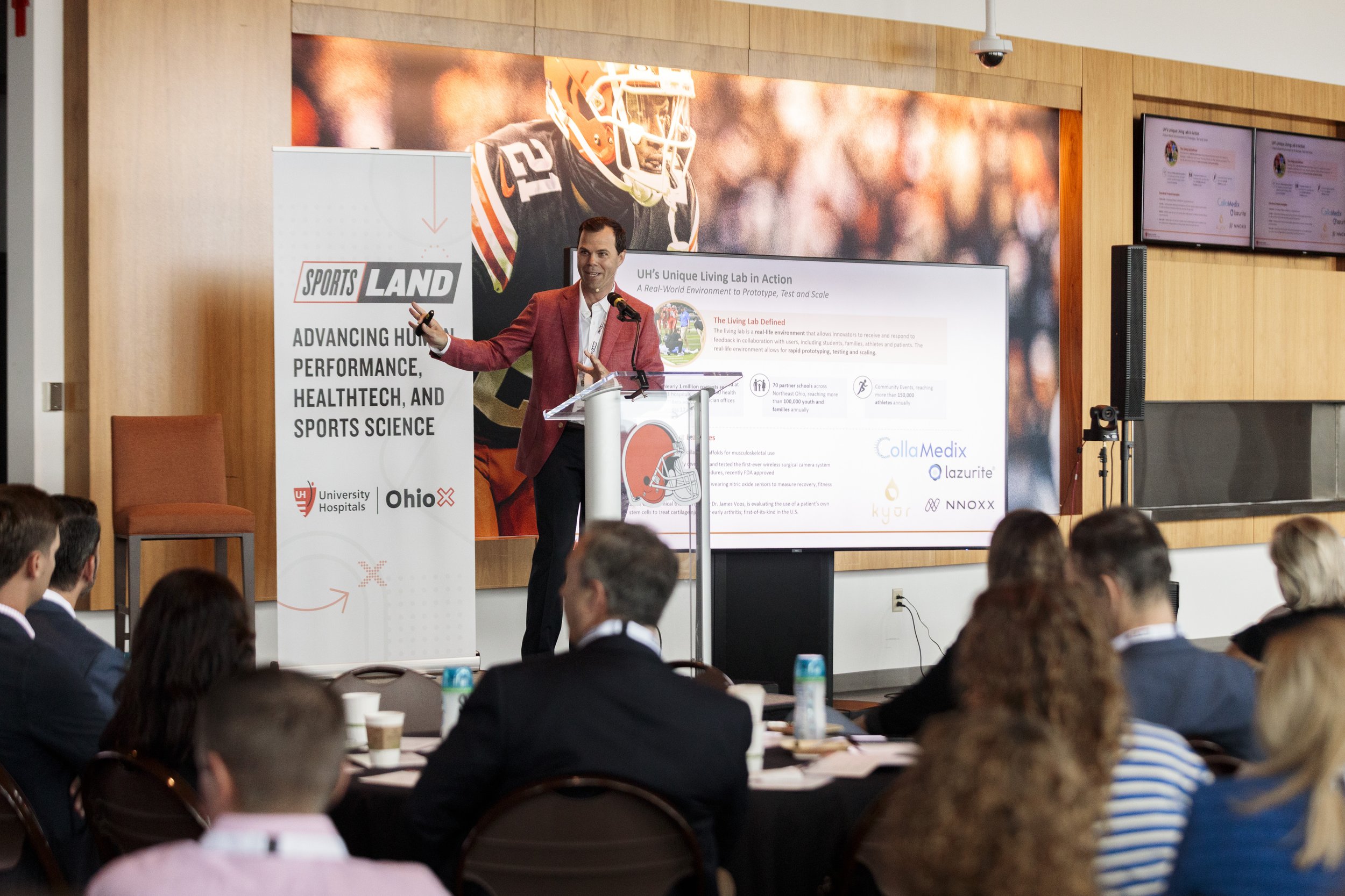   James Voos, MD, Jack and Mary Herrick Distinguished Chair in Orthopaedics and Sports Medicine at University Hospitals and Executive Director at the Haslam Sports Innovation Center  