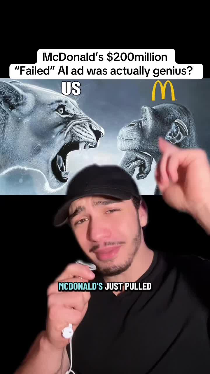 @amineo_ai McDonald’s $200milliom AI ad disaster, or was it?  #ai #artificialint…