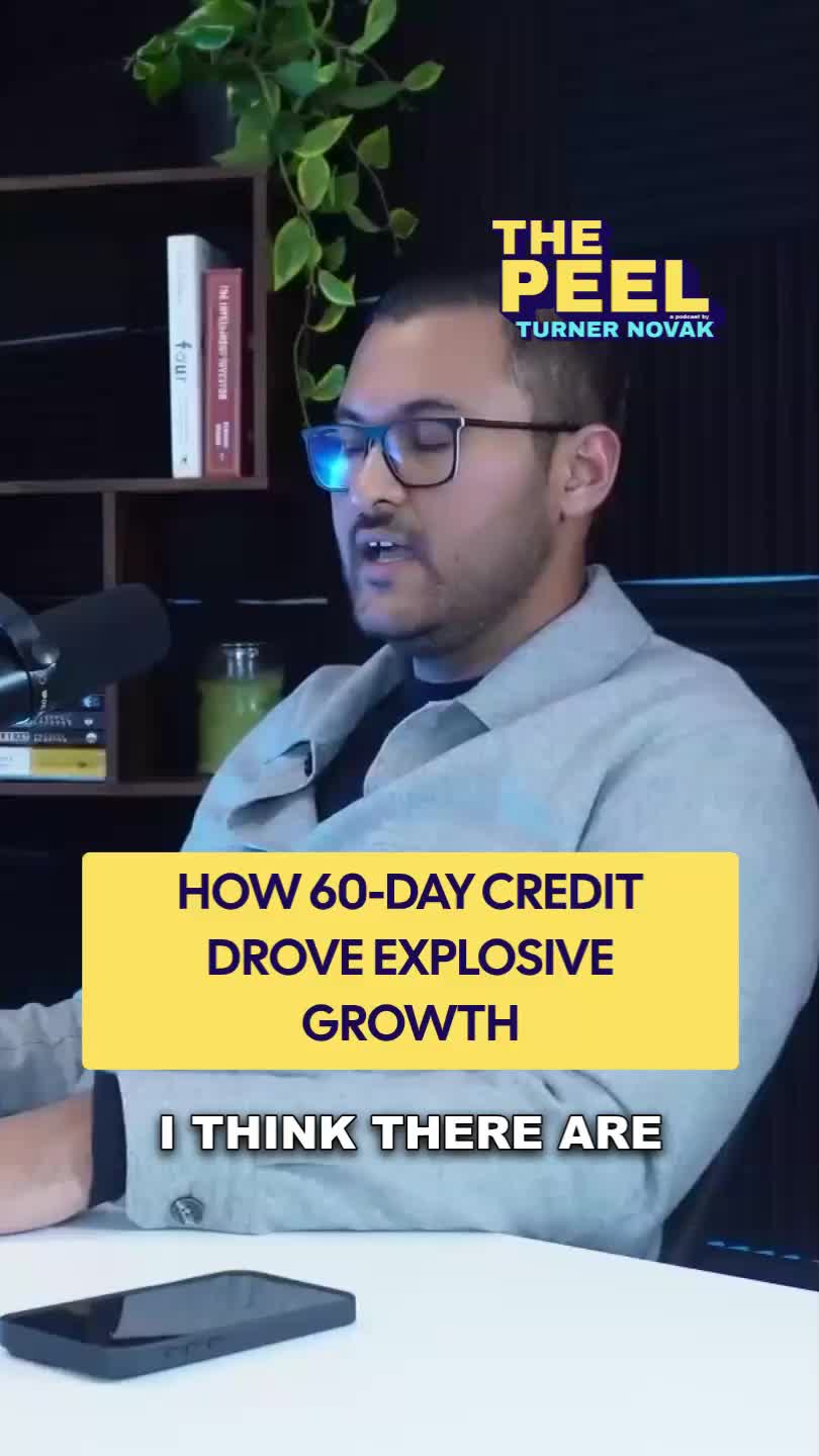 @the_peel_clips Turner Novak interviews a fintech founder who discovered their b…