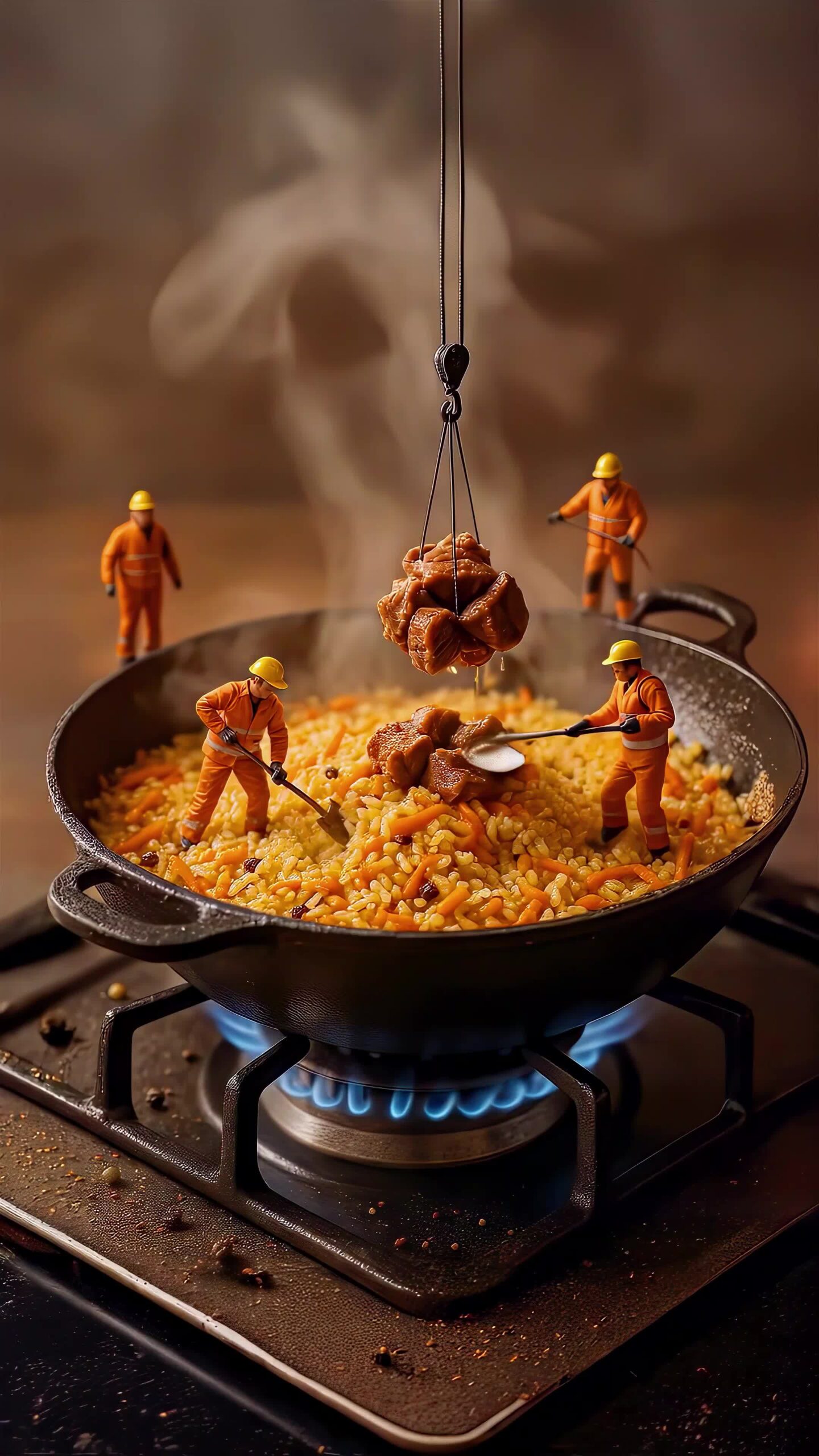 @predmet_ai AI-generated video | They’re back – cooking like builders!  #intelig…