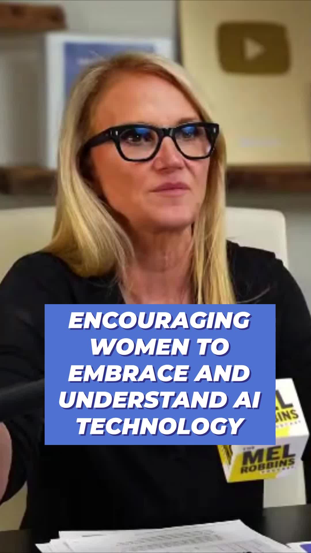 @mel.robbins.clips Encouraging women to embrace and understand AI technology#mel…