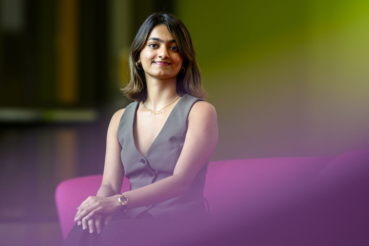 Portrait of Naomi Rajput.