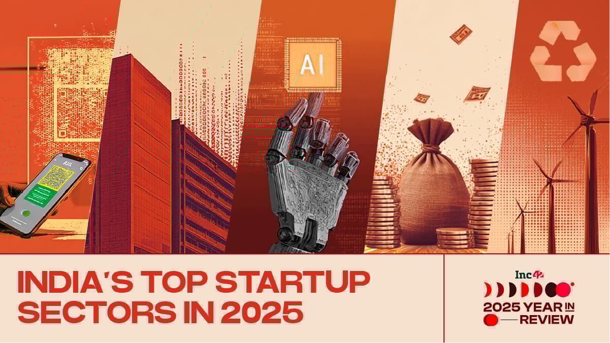 Deeptech Enters Top Sector Ladder In 2025, Fintech & Ecommerce Continues To Lead