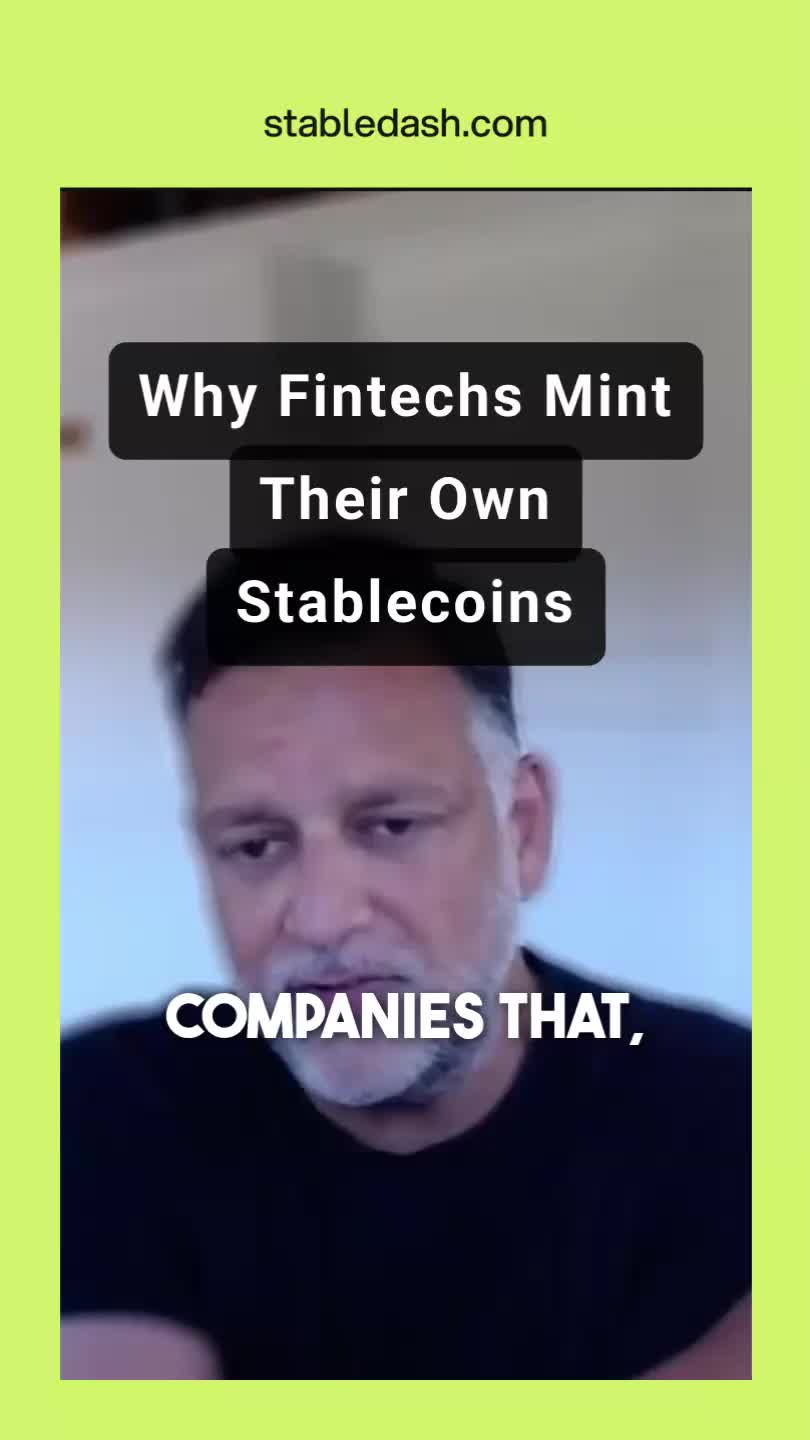 @stabledash_ Most fintechs don’t need USDC or USDT. They need their own stableco…