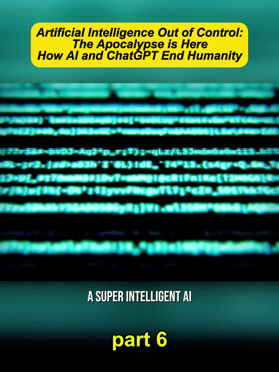 @bchkndls23 Artificial Intelligence Out of Control: The Apocalypse is Here | How…