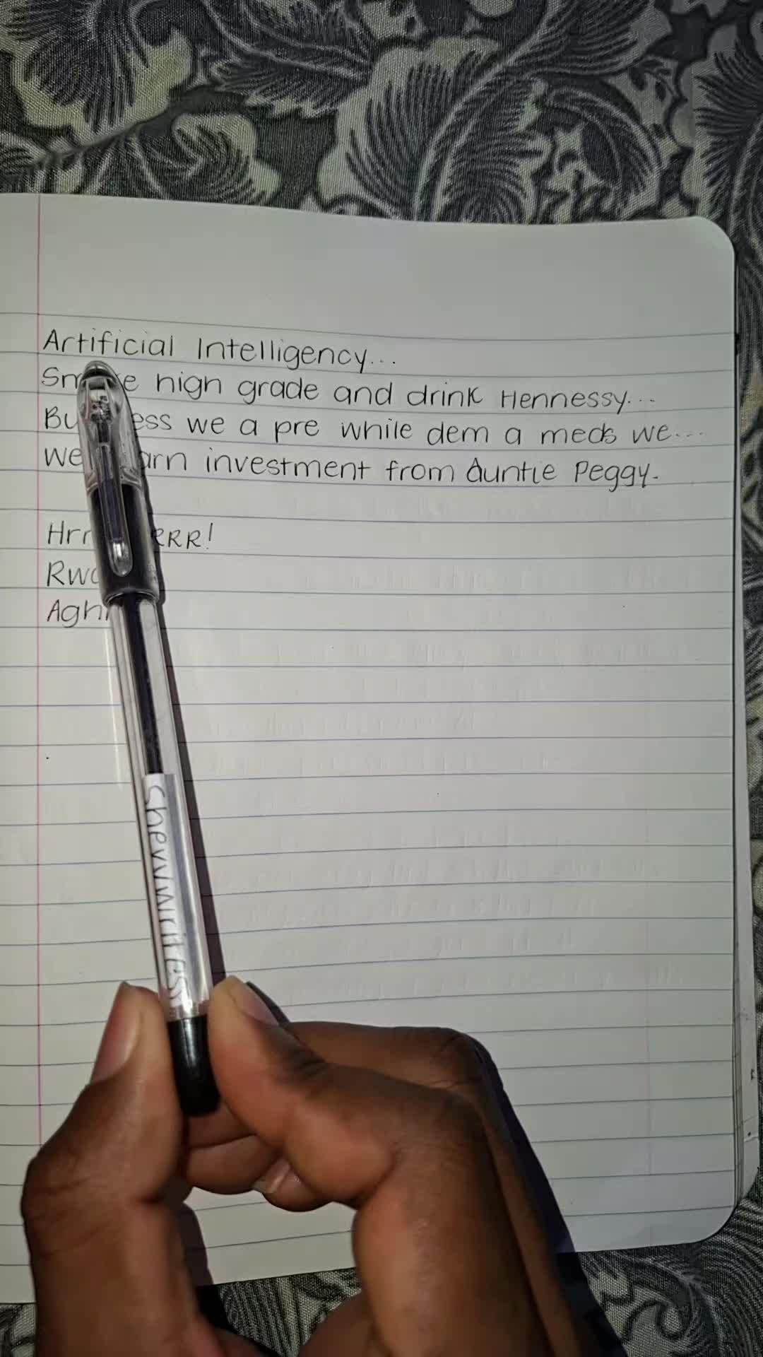 @shevywritess  Artificial Intelligence or just high grade?  @lionheart999 @REBEL…