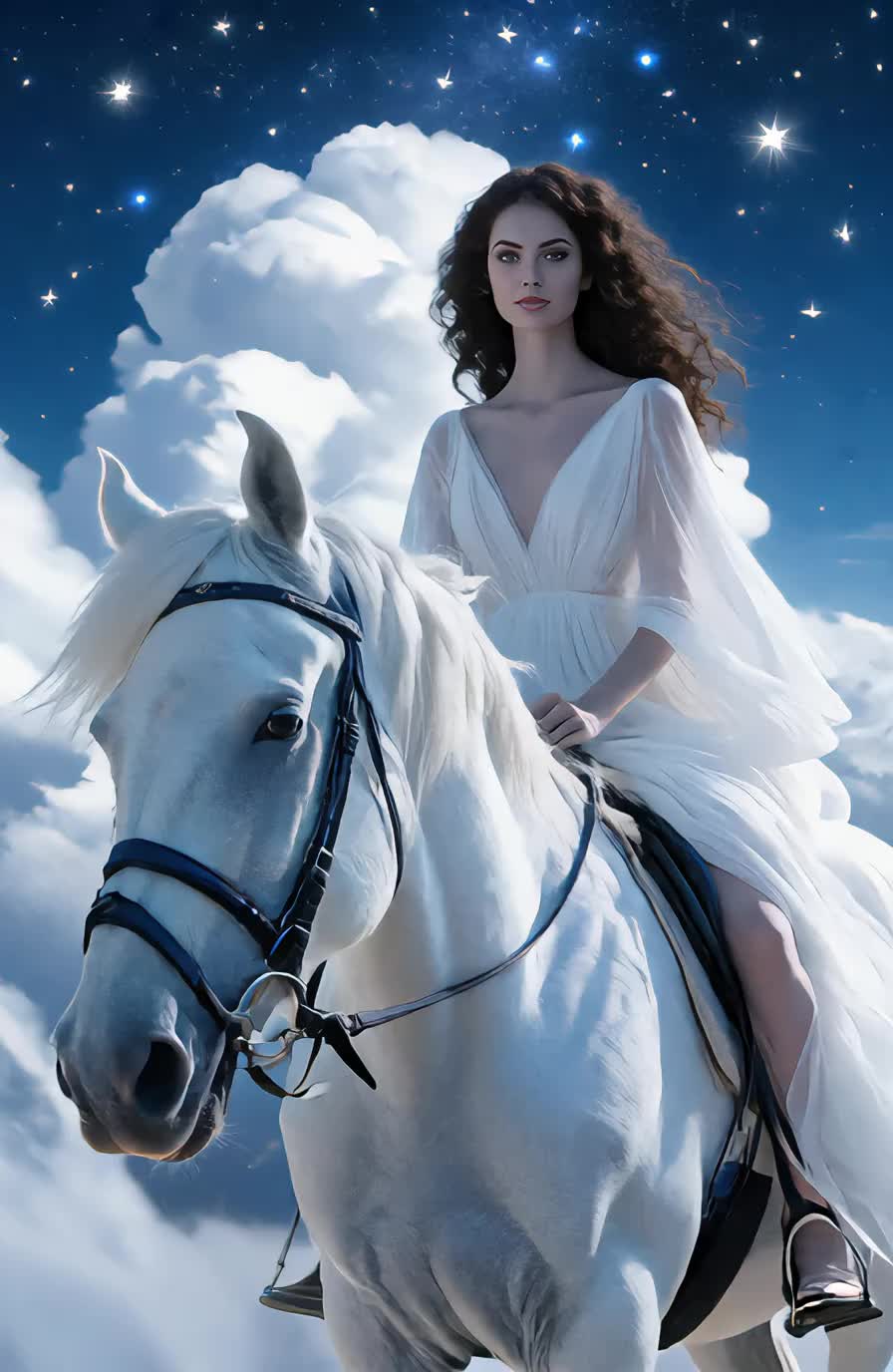 @jucilenebarbosa1972 Efeito novo de inteligência Artificial Cavalo Branco  @fabr…