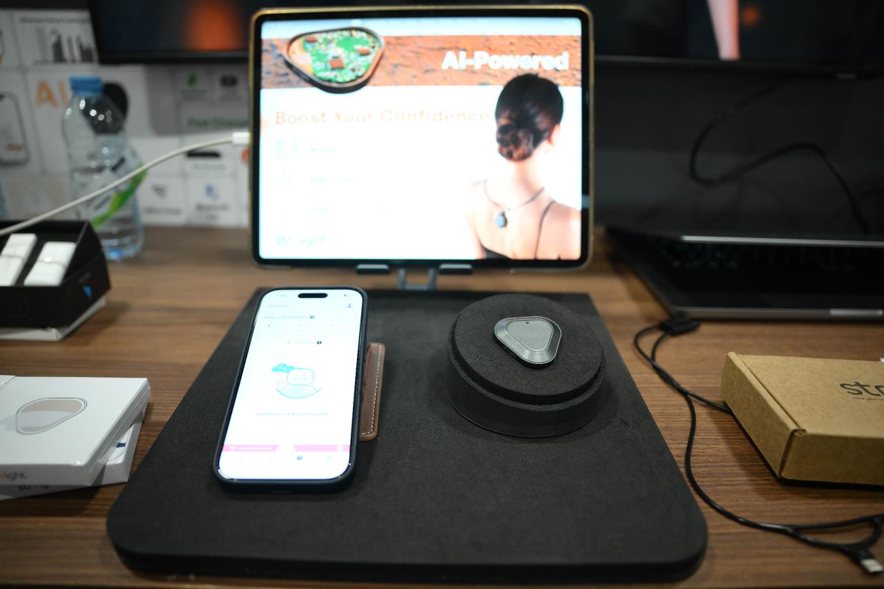 Inspired by his mother’s words, “Stand up straight,” young entrepreneur Fatih Durmaz developed a device to fix his lifelong hunching problem and now exports it to 68 countries, Istanbul, Türkiye, February 25, 2026. (AA Photo)