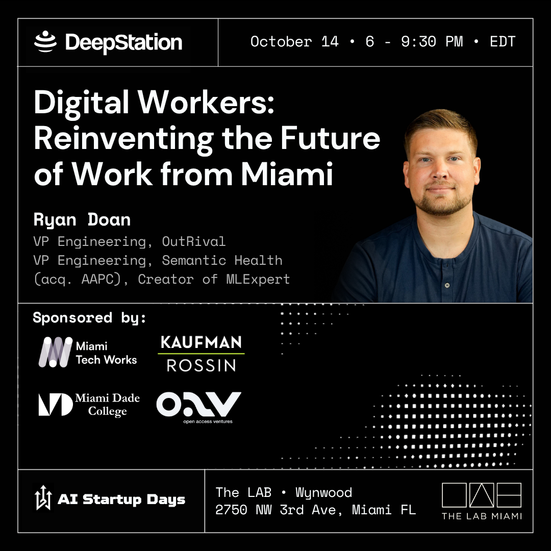 AI Startup Days - Gail, OutRival, LearnPack - Refresh Miami