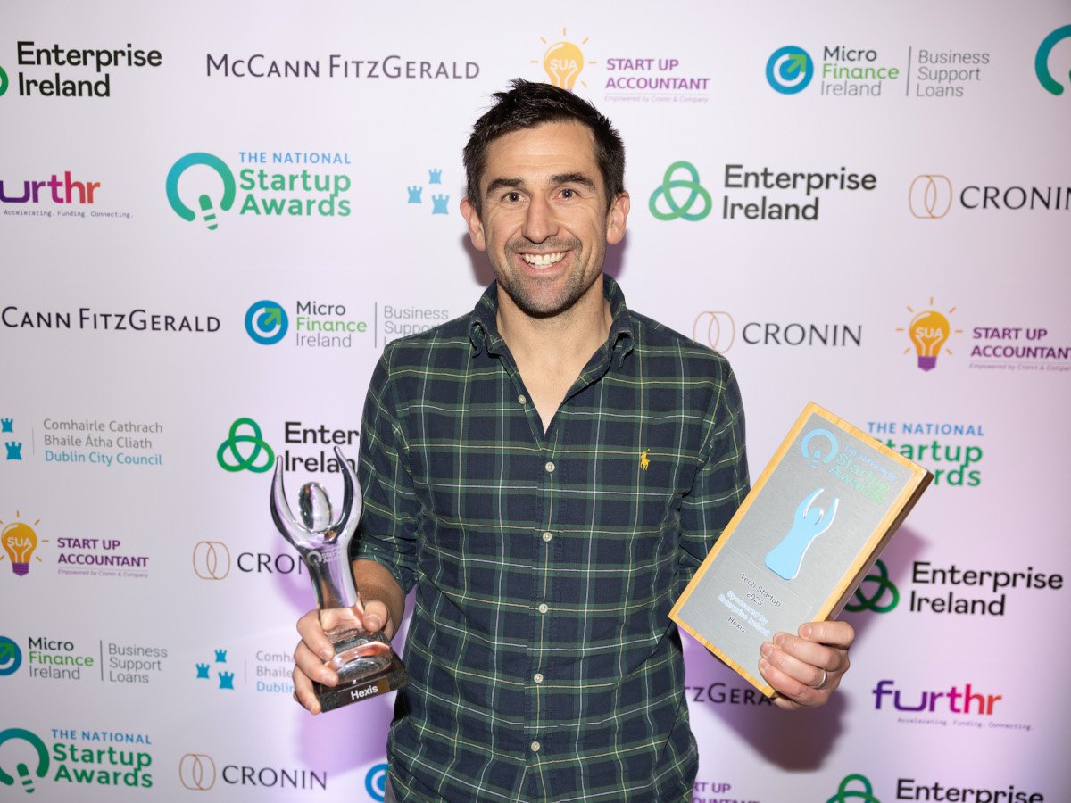 Dublin health-tech Hexis named overall winner at 2025 National Startup Awards