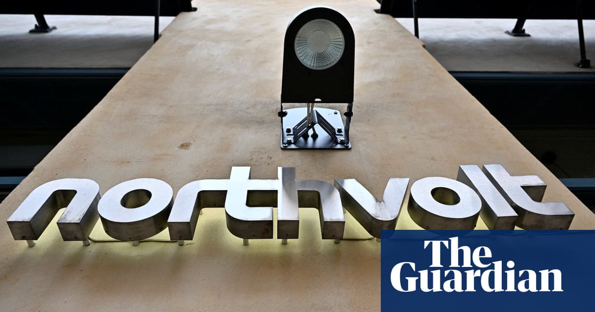 EV battery startup Northvolt files for bankruptcy in Sweden