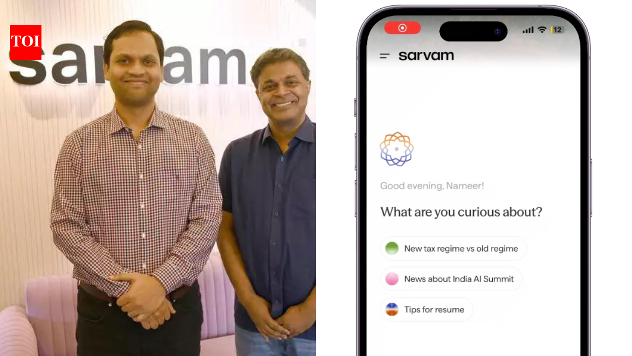 India’s AI startup Sarvam that Google CEO Sundar Pichai praised launches Indus AI chatbot app with multilingual support - The Times of India