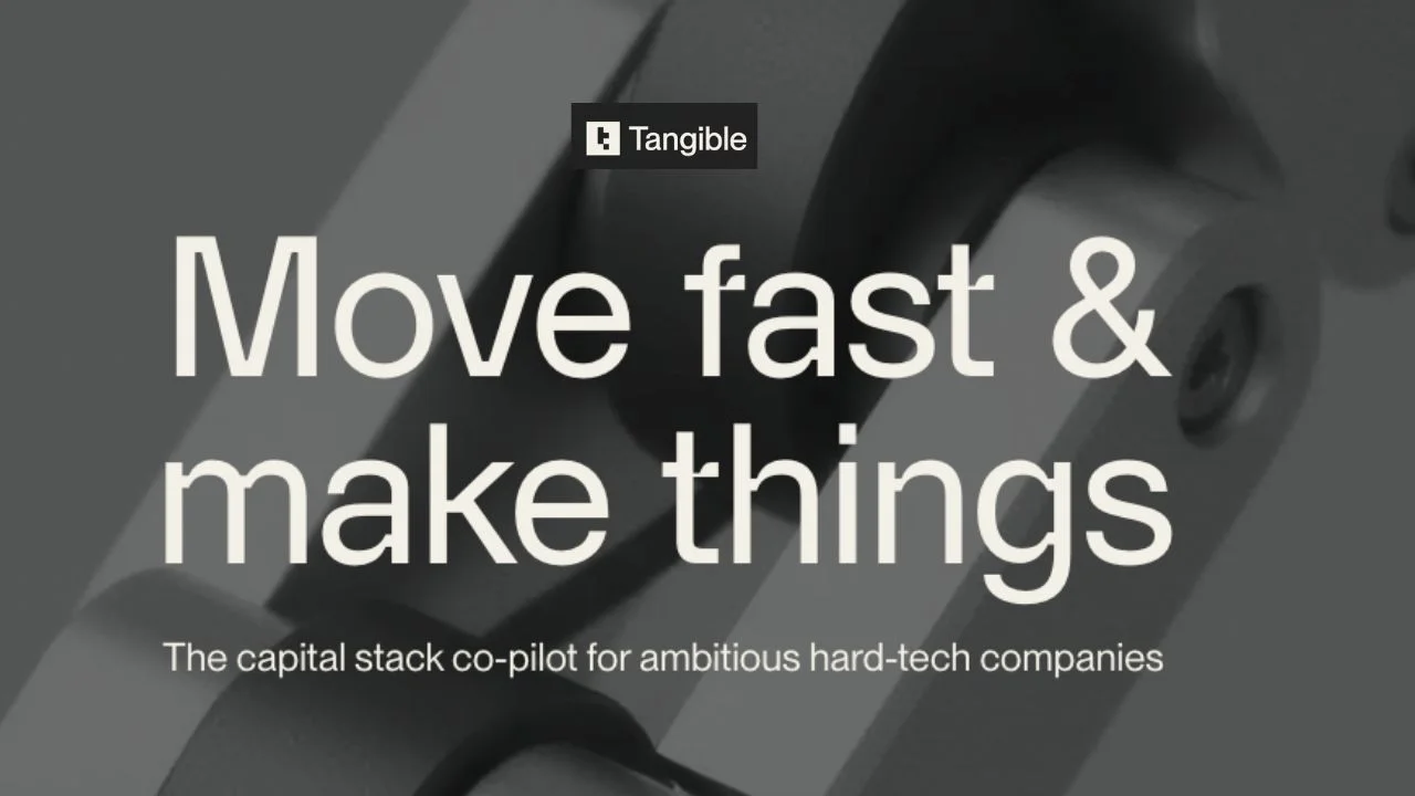 London Fintech Tangible Raises $4.3M Seed Funding for Hardtech Debt Platform