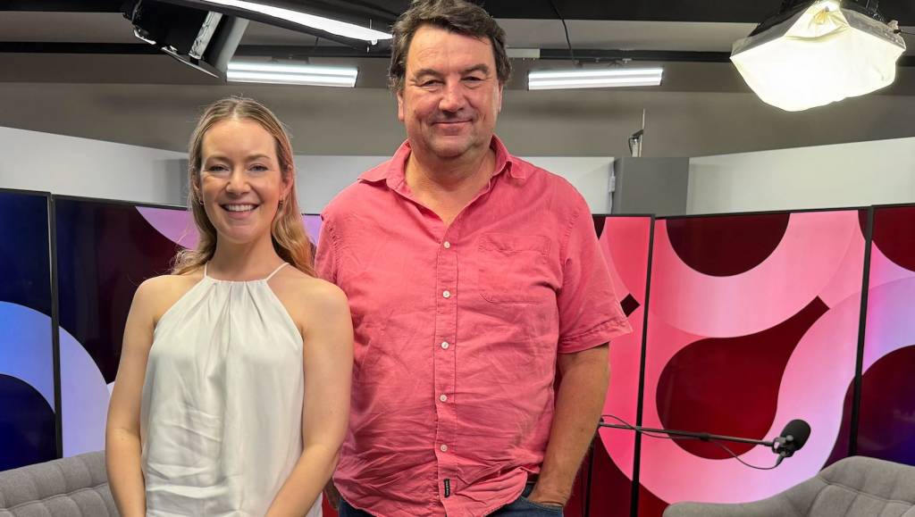 Georgie Healy and Simon Thomsen