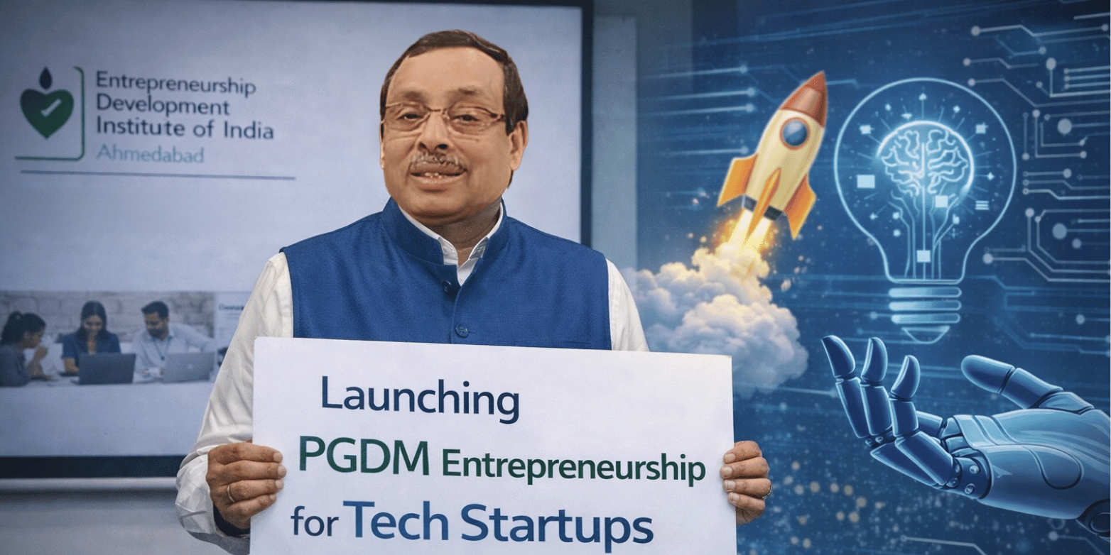 Tech Professionals Get Dedicated Startup Management Track as EDII Expands PGDM Portfolio