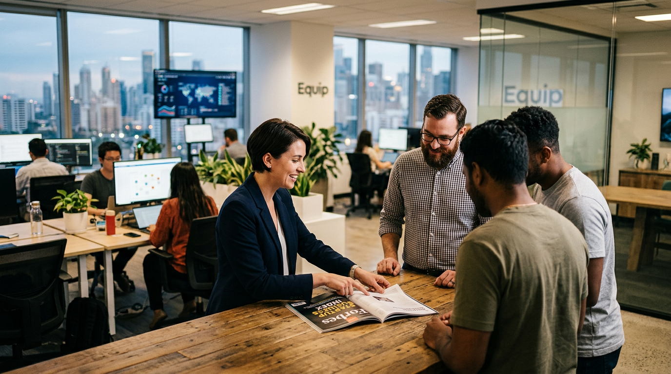 Equip Secures Major Recognition In Forbes Startup Business Index