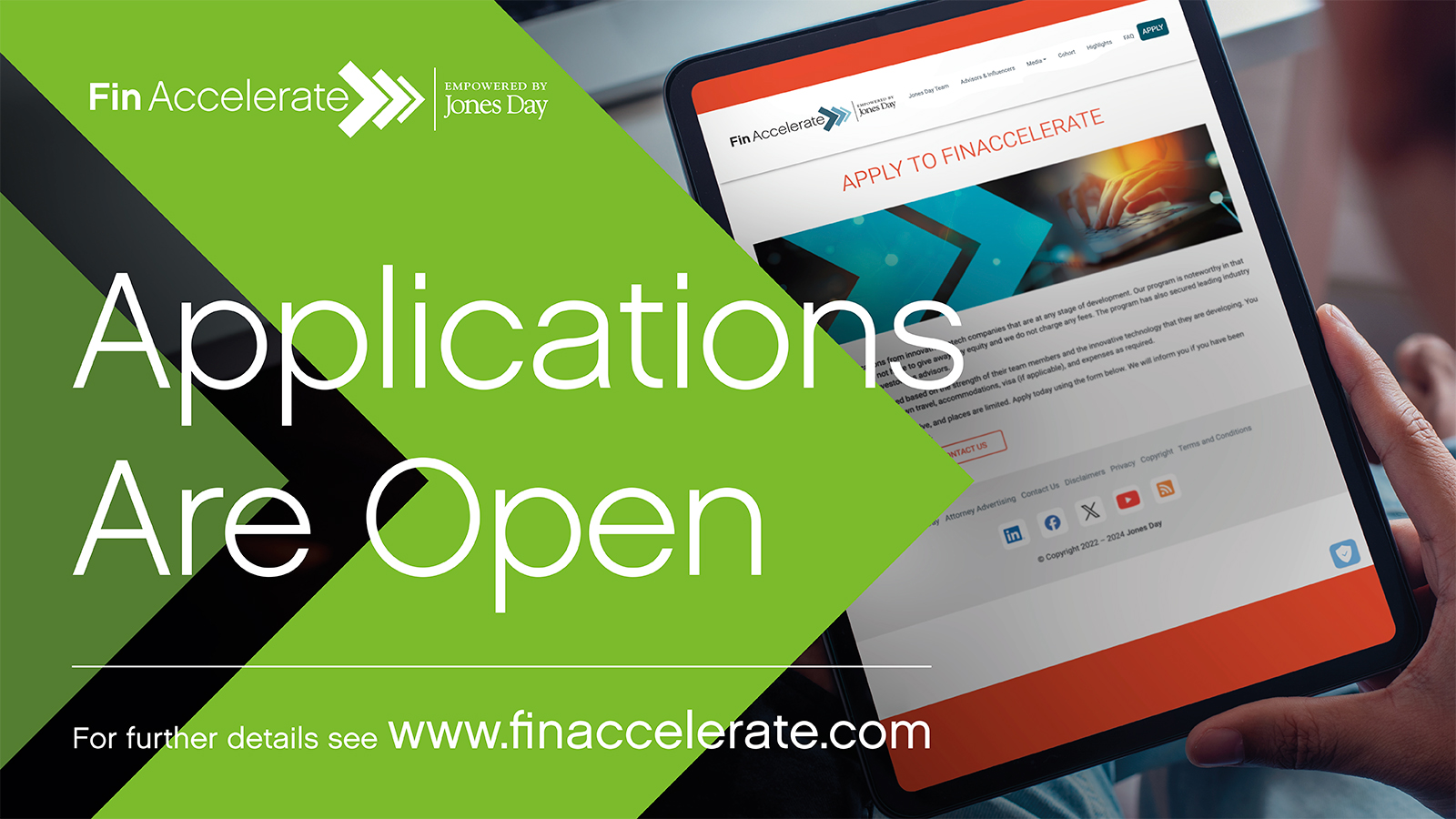 "FinAccelerate Empowered by Jones Day" announces 2025 launch