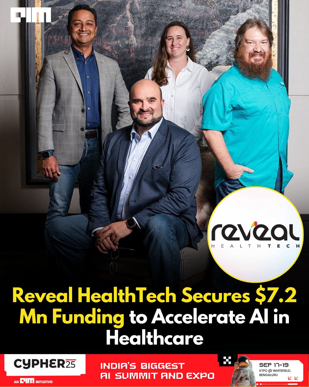 Reveal HealthTech raises $7.2M in Series A funding led by Leo Capital | AIM posted on the topic | LinkedIn