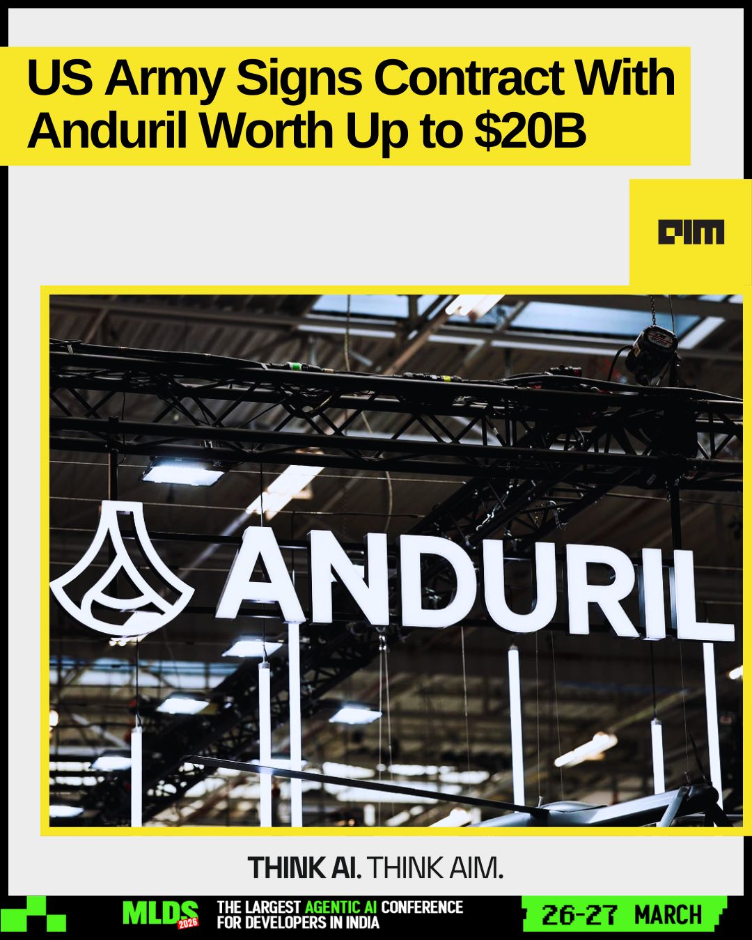 #defencetech #militarytech #anduril #usarmy #aiwarfare | AIM