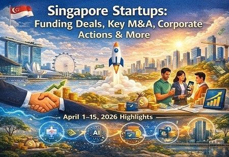 Singapore Startups: Funding Deals, Key M&A, Corporate Actions & More