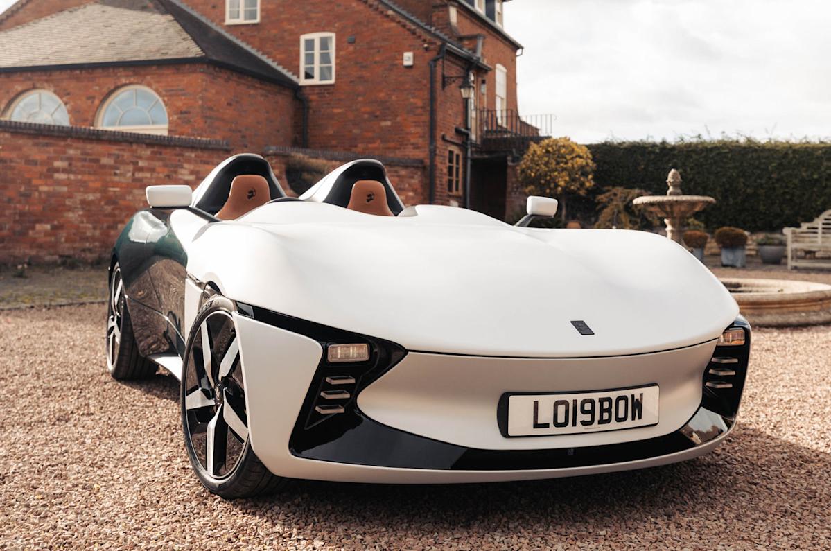 UK start-up Longbow reveals test mule of 895kg Speedster EV