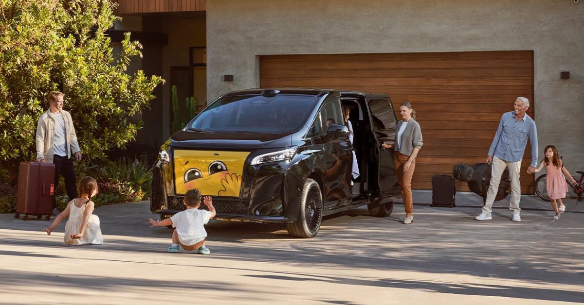 Faraday Future unveils FX Super One, an EV minivan with a funny F.A.C.E.