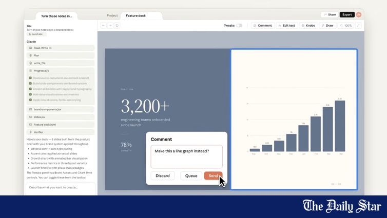 Anthropic launches AI visual tool Claude Design