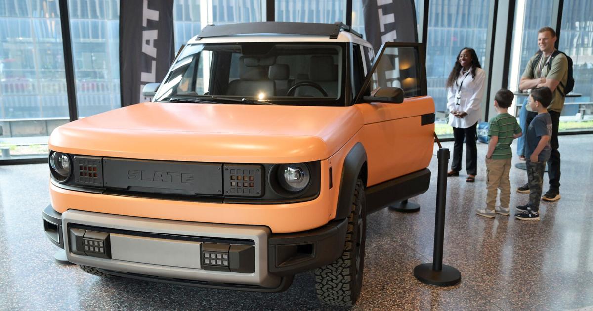 Bezos-backed EV truck startup Slate auto raises $650 million