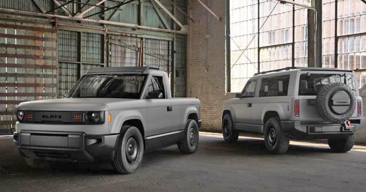 Bezos-backed Slate Auto unveils affordable EV truck
