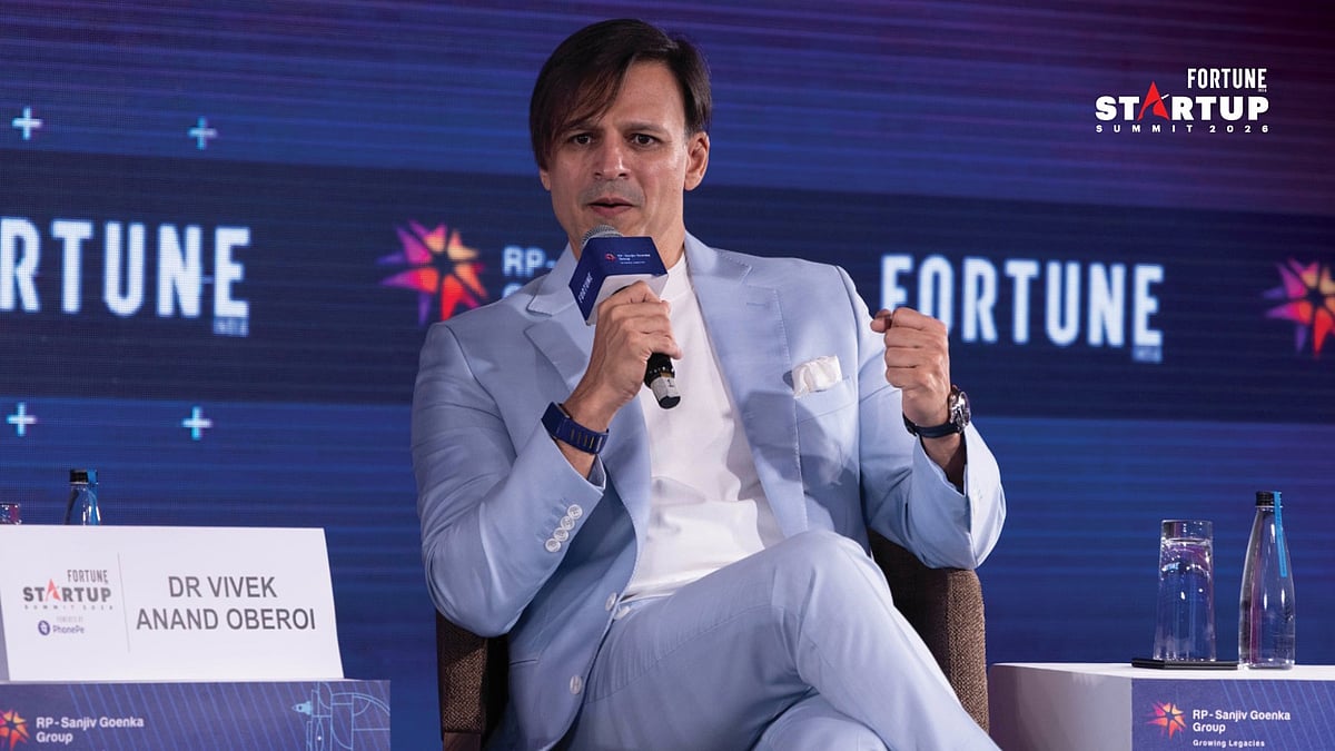 Fortune India Startup Summit: Vivek Oberoi bets on impact-led ventures in AI, biotech, healthcare