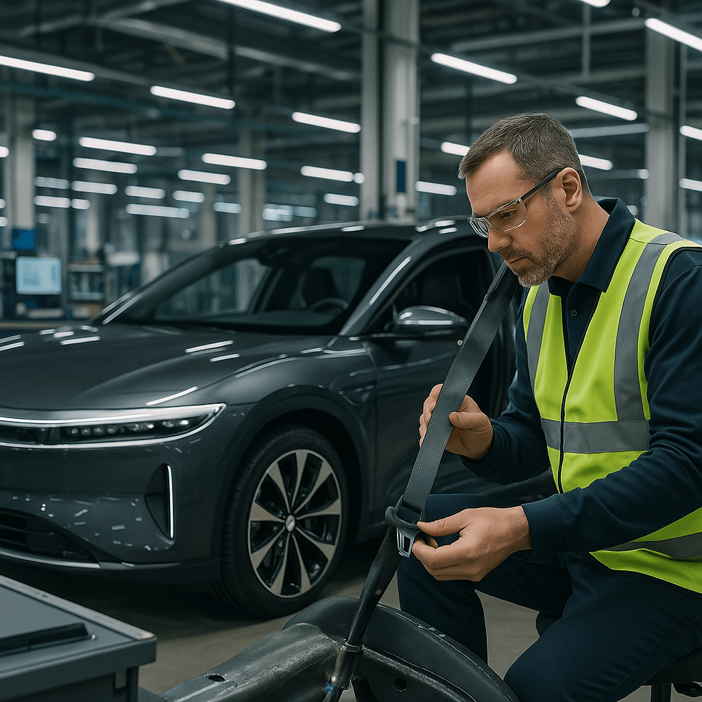 Lucid recalls 4,000+ Gravity SUVs over seat belt defect