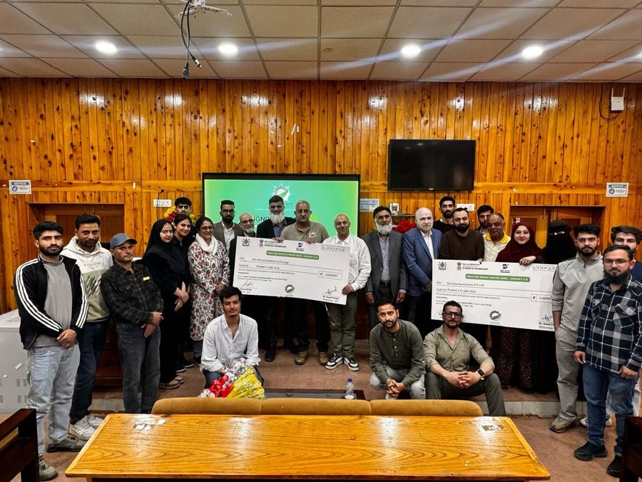 NIT Srinagar’s GIF awards ignition grants to 10 startups