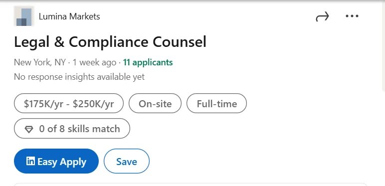 Interactive Brokers, Lumina Markets