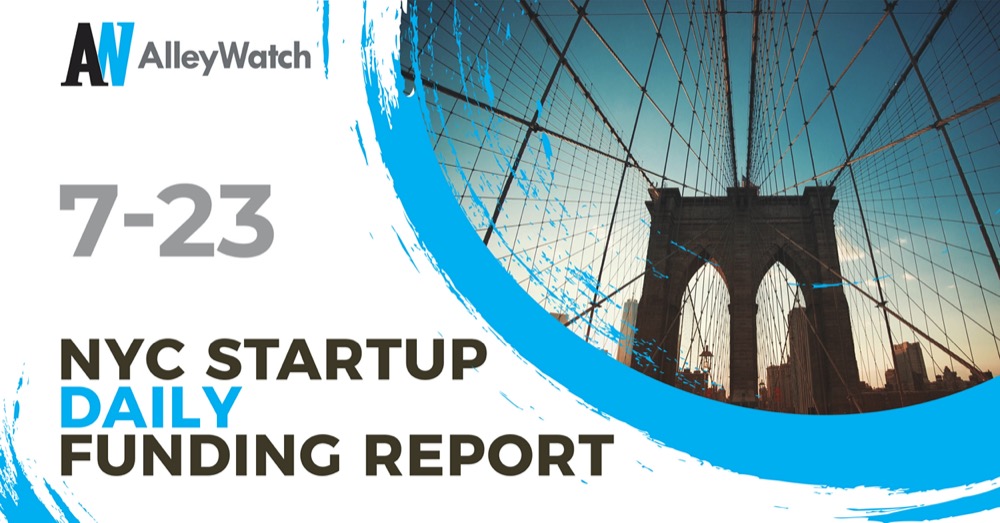 The AlleyWatch Startup Daily Funding Report: 7/23/2025