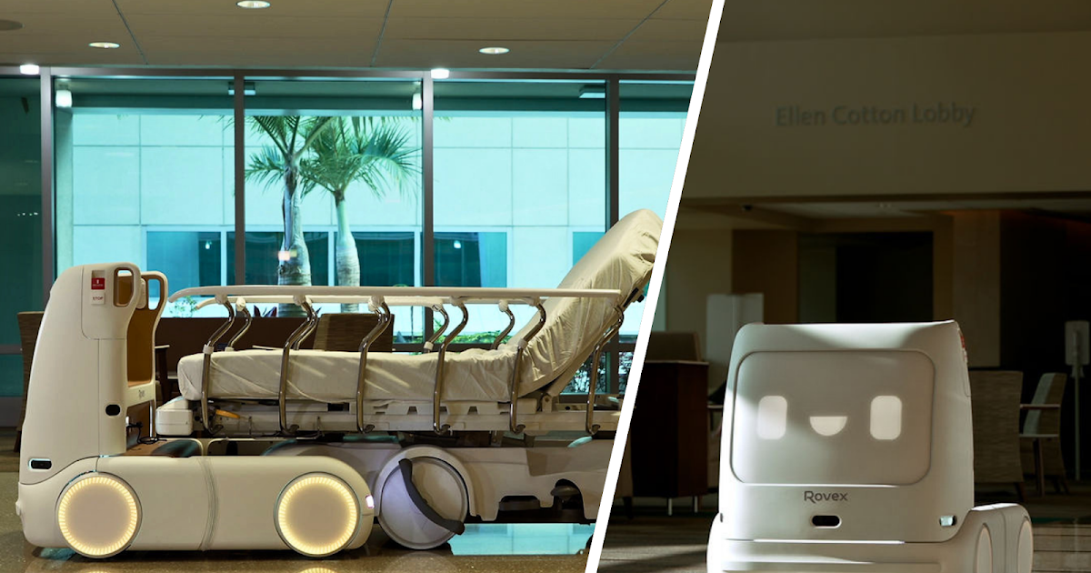 US Startup Rovex Launches World’s First Autonomous Patient Transport Robot