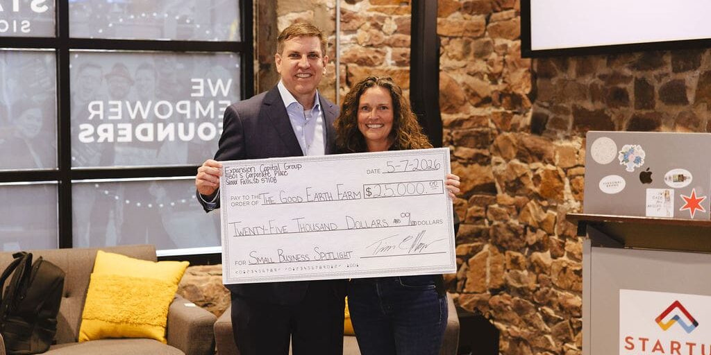 Expansion Capital Group hosts ‘Beyond the Hype’ AI event; presents $25,000 check to small-business contest winner