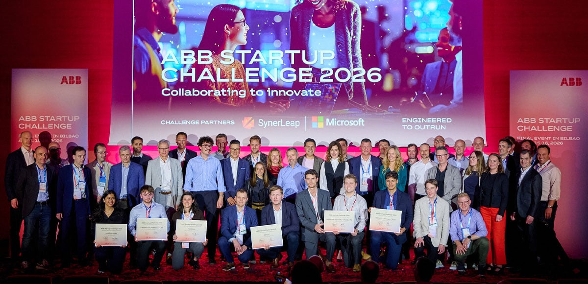 ABB Startup Challenge 2026 winners drive AI-powered energy innovation