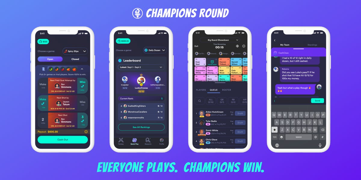 Champions Round, a Gen-Z fantasy sports app that raised $10 million, is winding down and looking to sell its assets