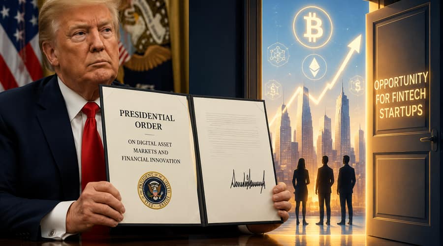 Trump's new crypto order could open the door for fintech startups