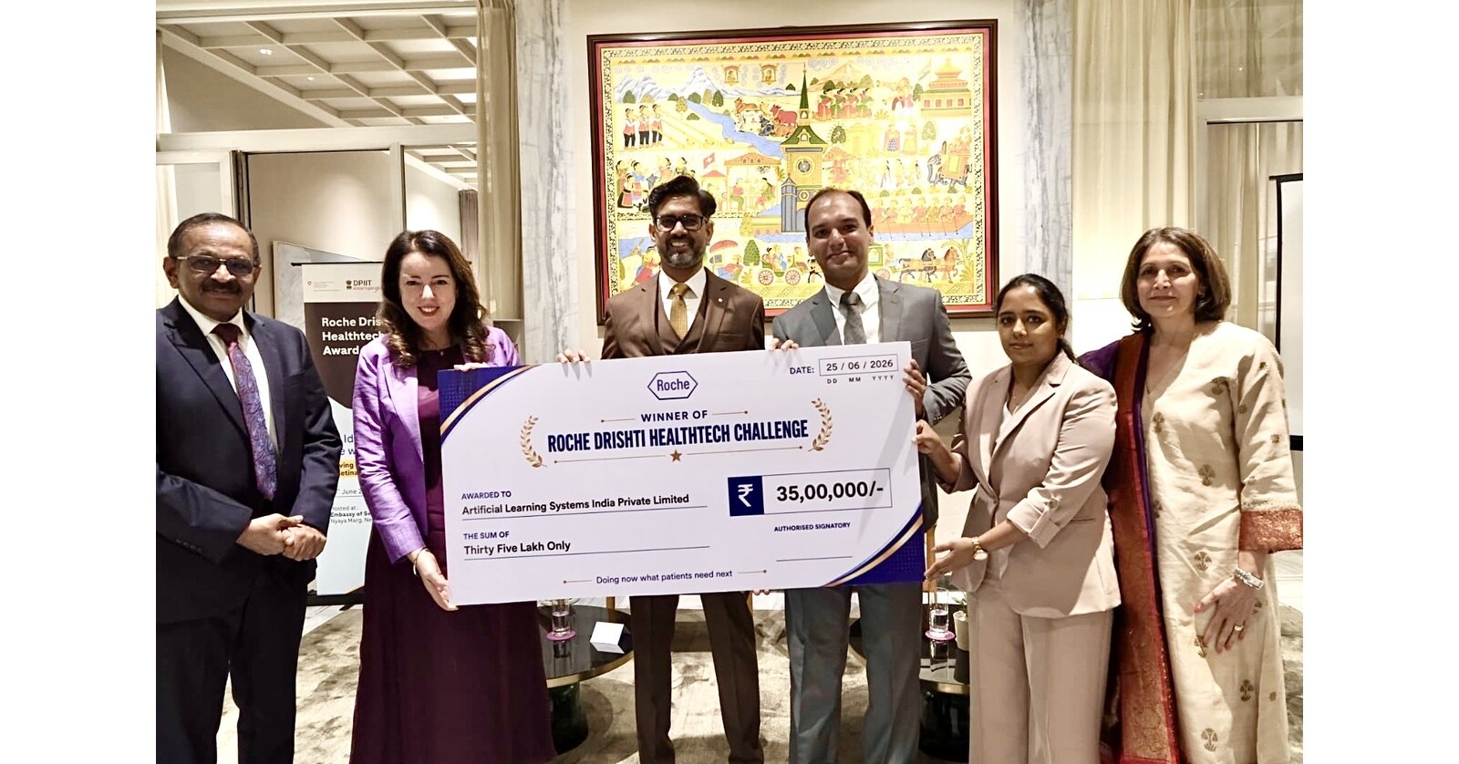Artelus wins Roche Drishti HealthTech Challenge