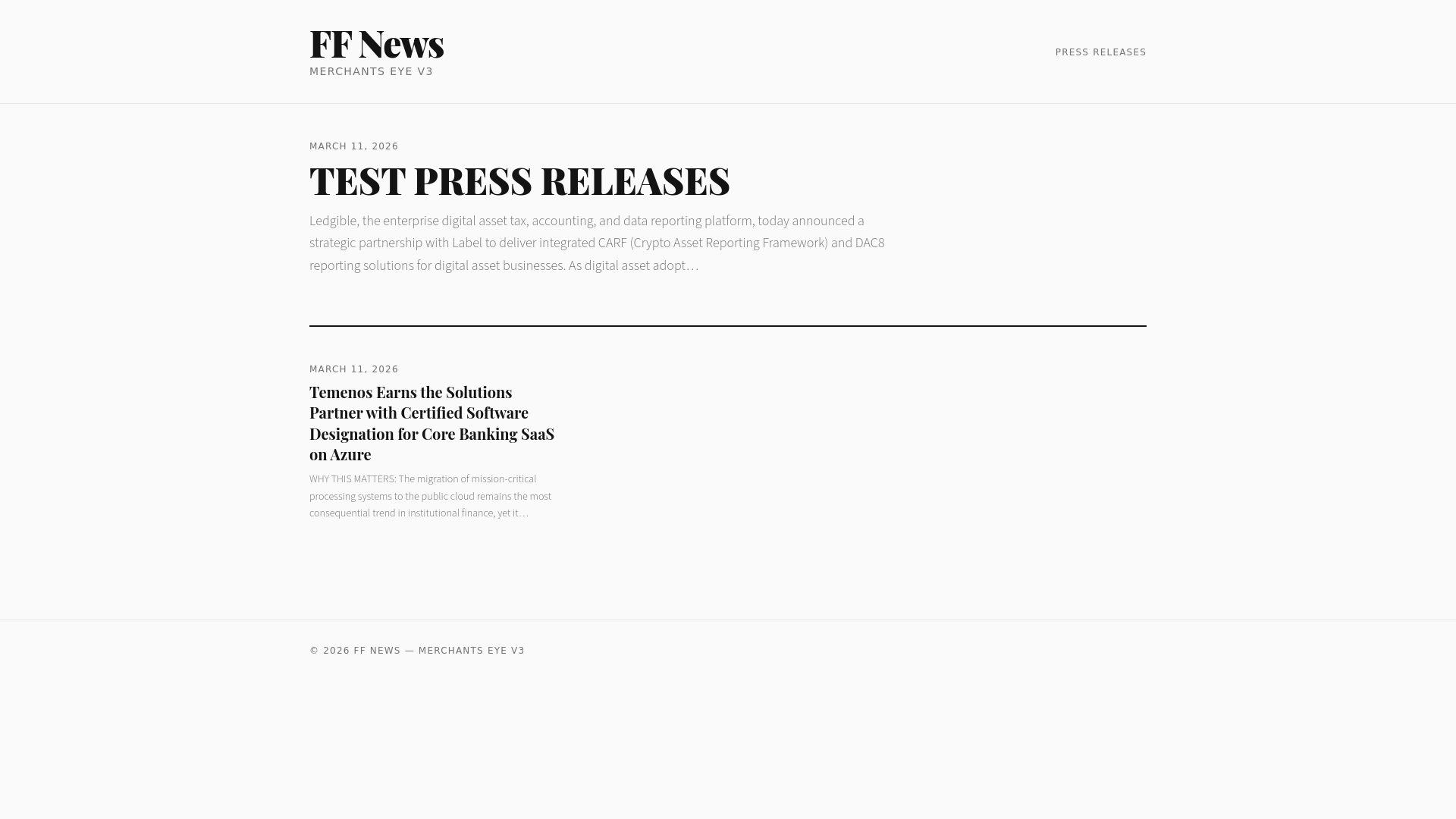 FF News — The Fintech News Network