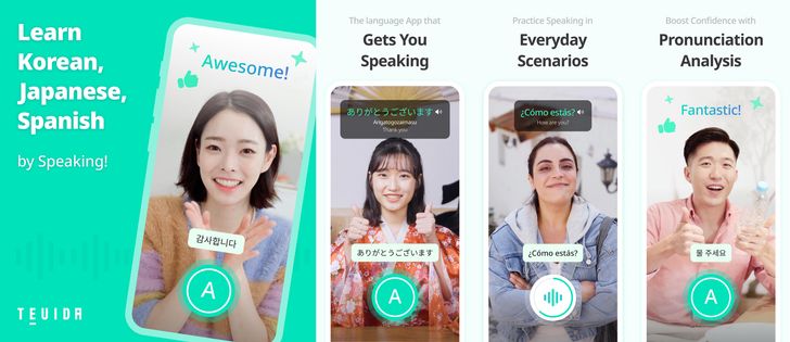 AI-powered language learning app Teuida / Courtesy of Teuida