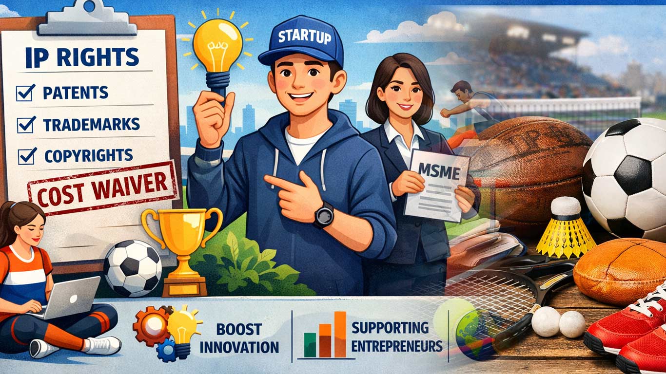 IP Cost Waiver To Encourage Startups, MSMEs In Sports Sector