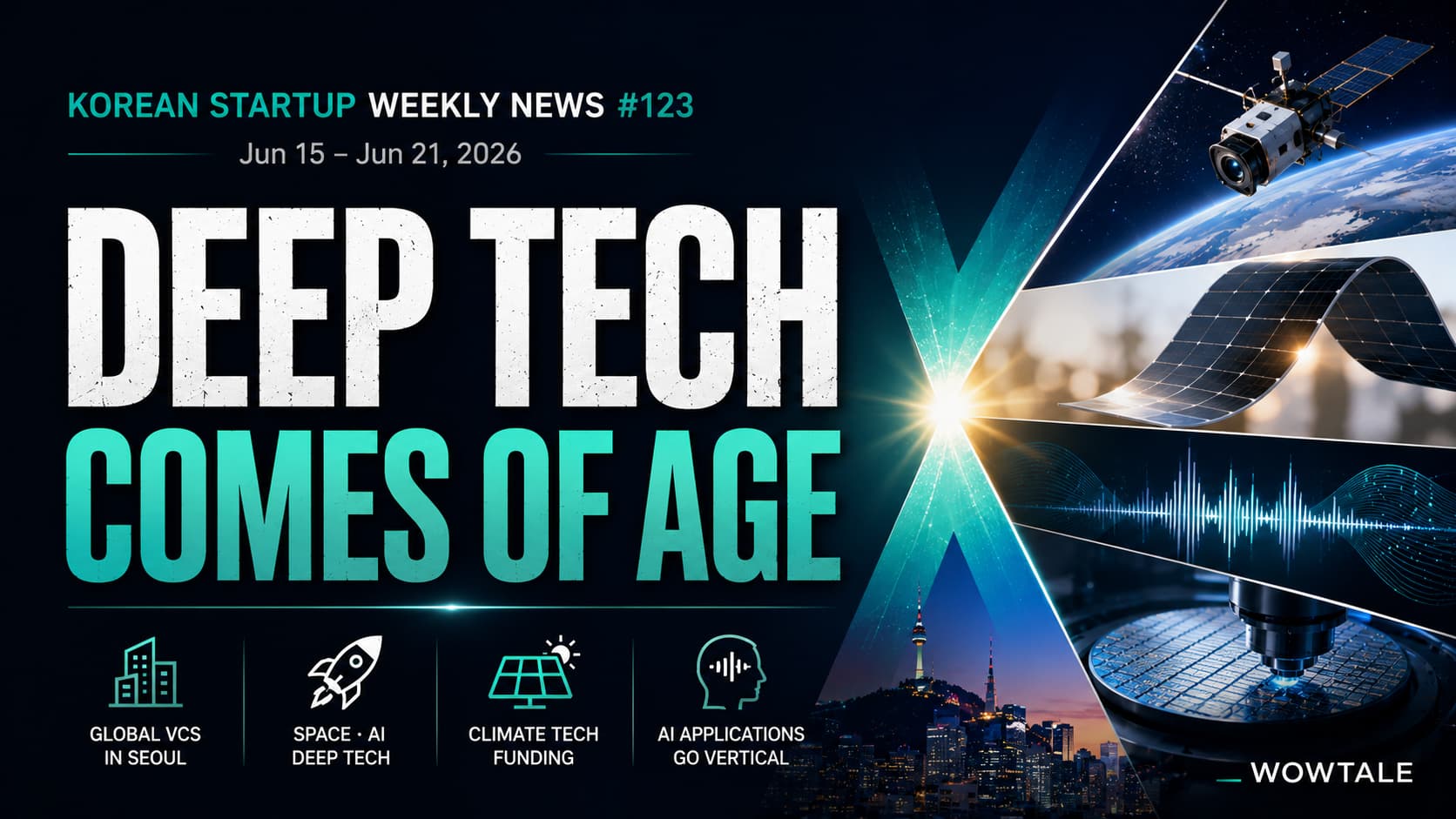 [Korean Startup Weekly News #123] DeepTech Comes of Age - WOWTALE